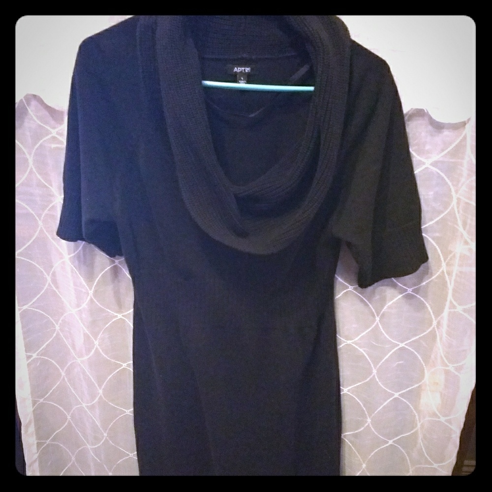 Apt 9 body con cowl neck short sleeve sweaterdress